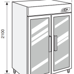 Tủ lạnh âm sâu -5°C đến -20°C Evermed LFG 1160(1)
